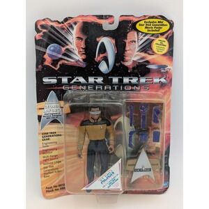 Star Trek Generations Geordi La Forge Vintage NOS Action‎ Figure Playmates